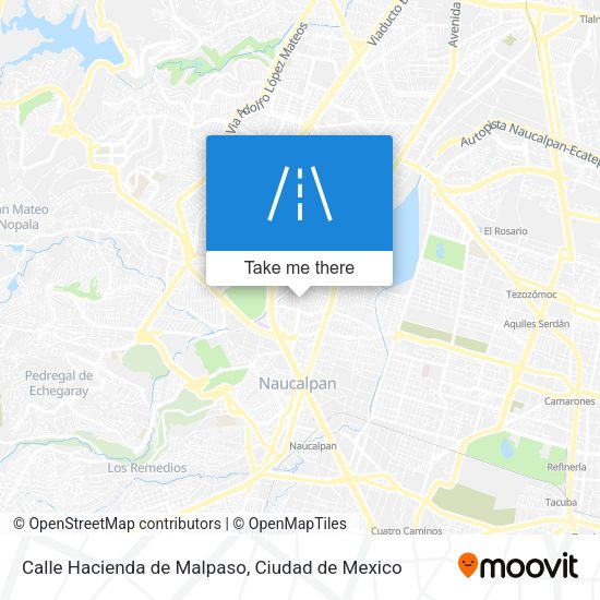 Calle Hacienda de Malpaso map