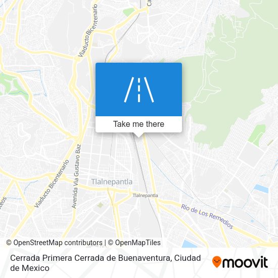 Mapa de Cerrada Primera Cerrada de Buenaventura