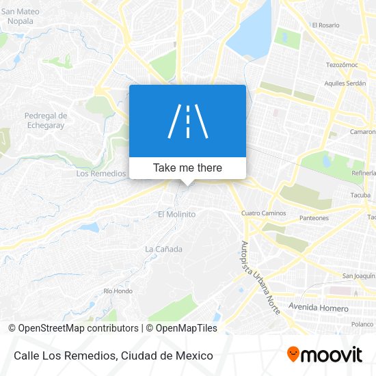 Calle Los Remedios map