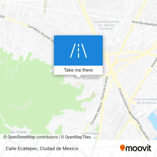 Calle Ecatepec map