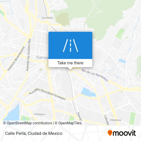 Mapa de Calle Perla