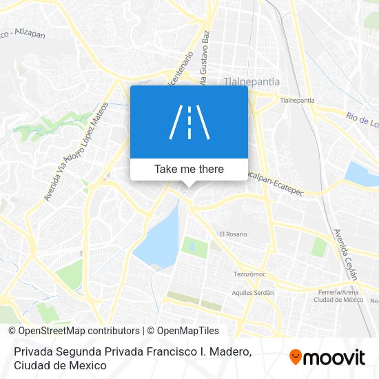 Privada Segunda Privada Francisco I. Madero map