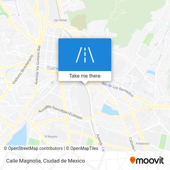 Mapa de Calle Magnolia