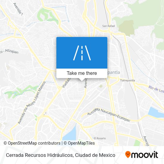 Mapa de Cerrada Recursos Hidráulicos