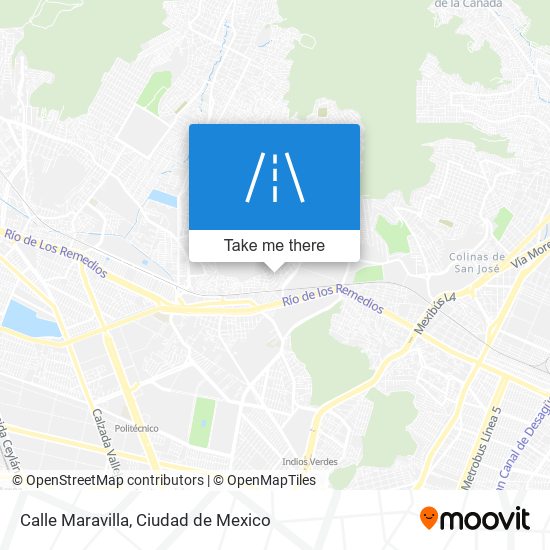 Calle Maravilla map