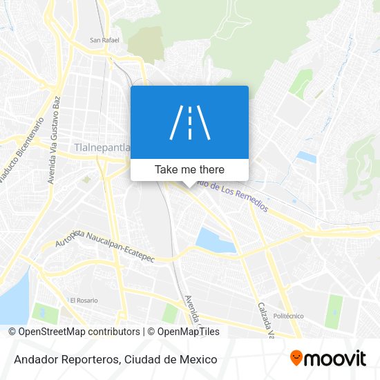 Andador Reporteros map