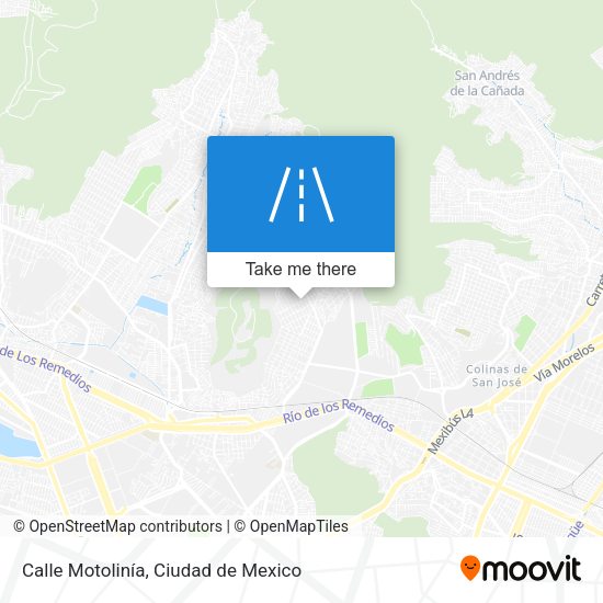 Mapa de Calle Motolinía