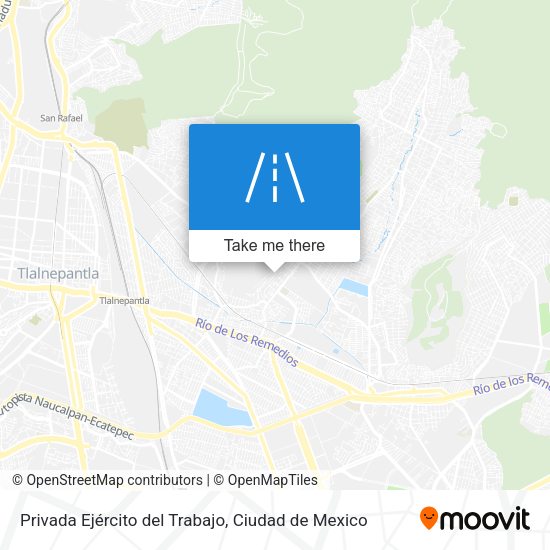 Privada Ejército del Trabajo map