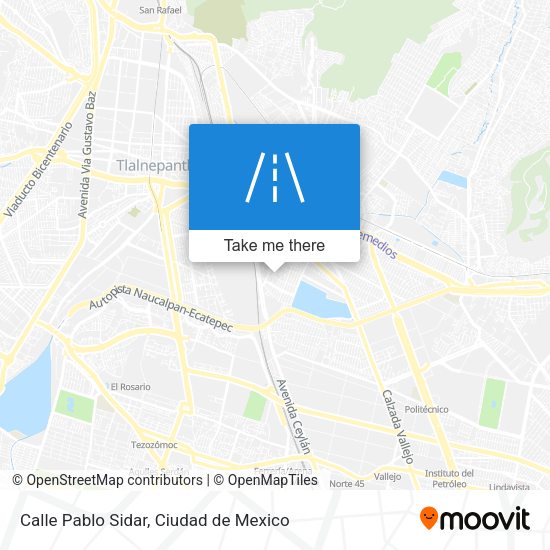 Calle Pablo Sidar map