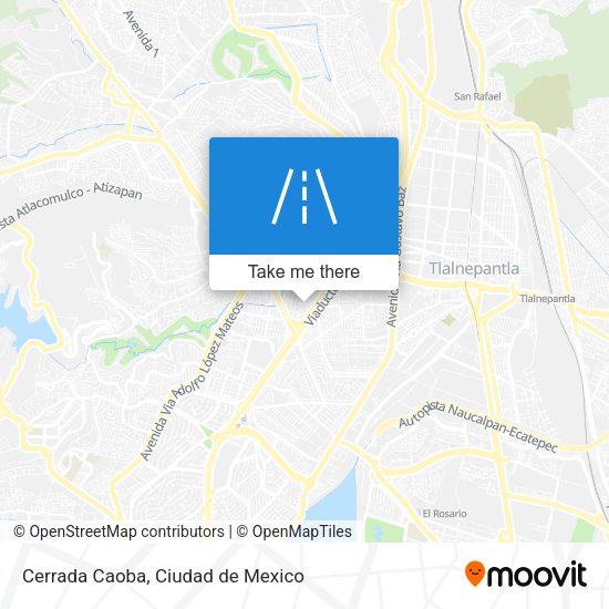 Cerrada Caoba map