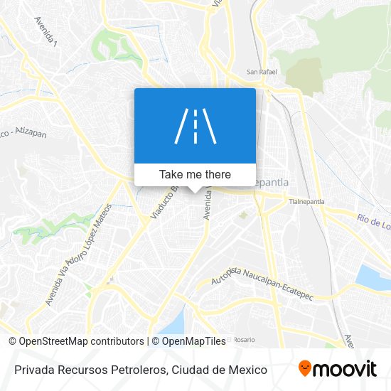 Privada Recursos Petroleros map