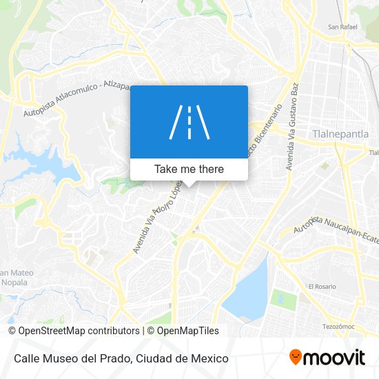 Mapa de Calle Museo del Prado