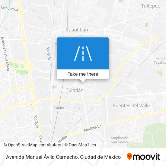 Avenida Manuel Ávila Camacho map
