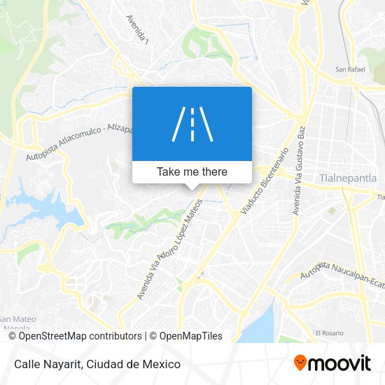 Calle Nayarit map