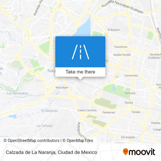 Calzada de La Naranja map