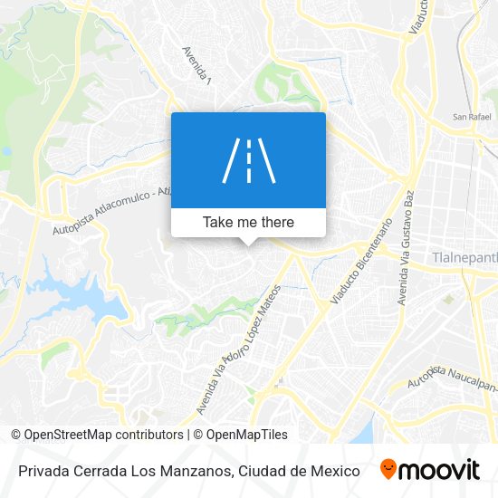 Privada Cerrada Los Manzanos map