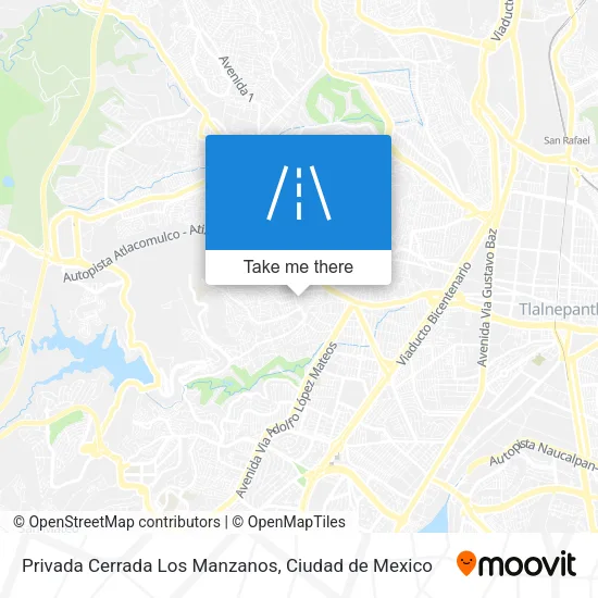 Privada Cerrada Los Manzanos map