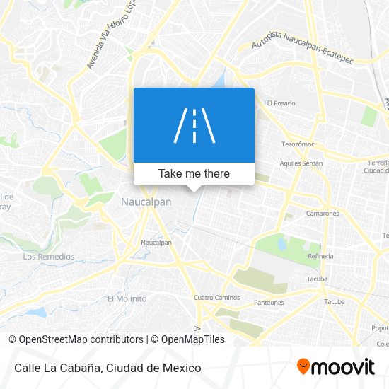 Mapa de Calle La Cabaña
