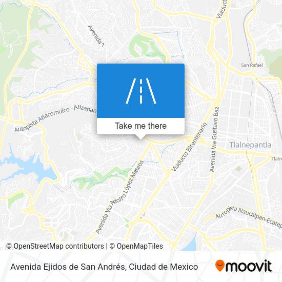 Avenida Ejidos de San Andrés map