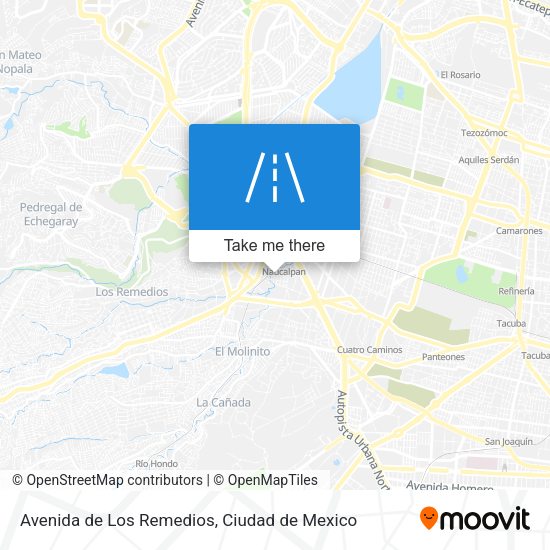 Avenida de Los Remedios map