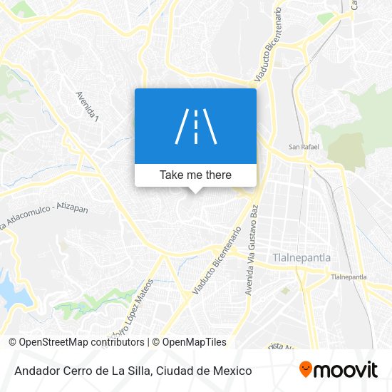 Mapa de Andador Cerro de La Silla