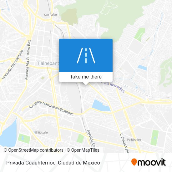 Privada Cuauhtémoc map