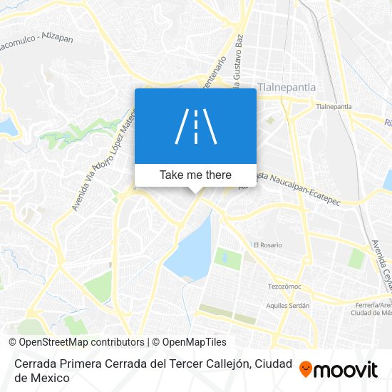 Mapa de Cerrada Primera Cerrada del Tercer Callejón