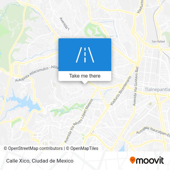 Mapa de Calle Xico