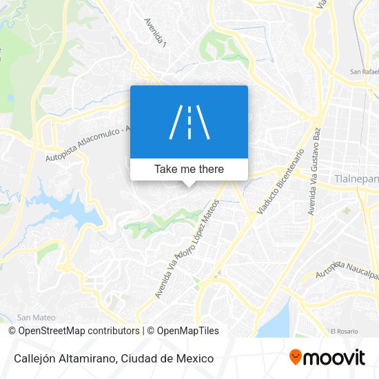 Mapa de Callejón Altamirano