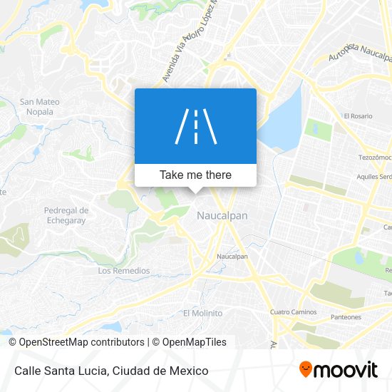 Calle Santa Lucia map