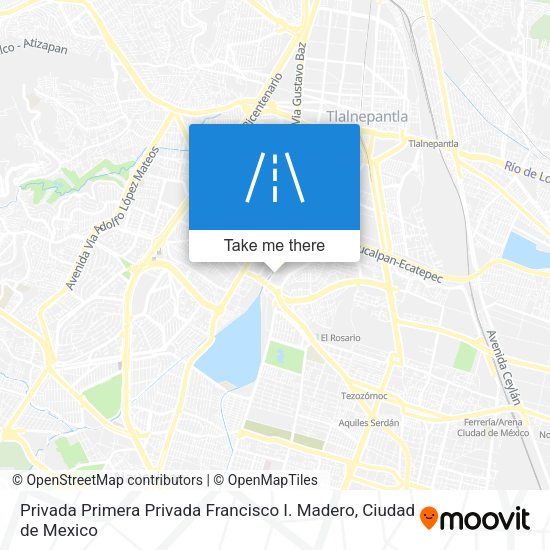 Privada Primera Privada Francisco I. Madero map