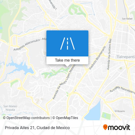 Privada Ailes 21 map