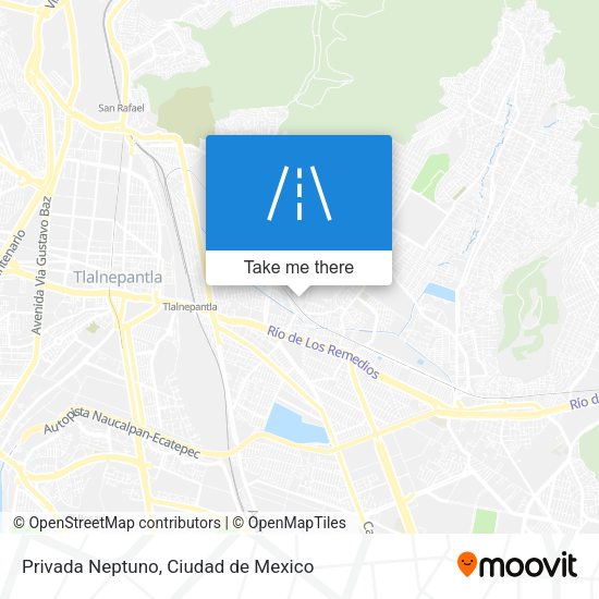 Privada Neptuno map