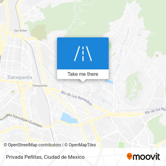 Privada Peñitas map