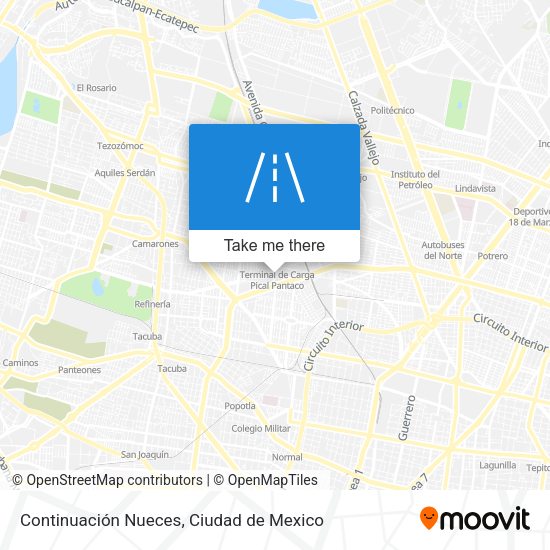 Mapa de Continuación Nueces