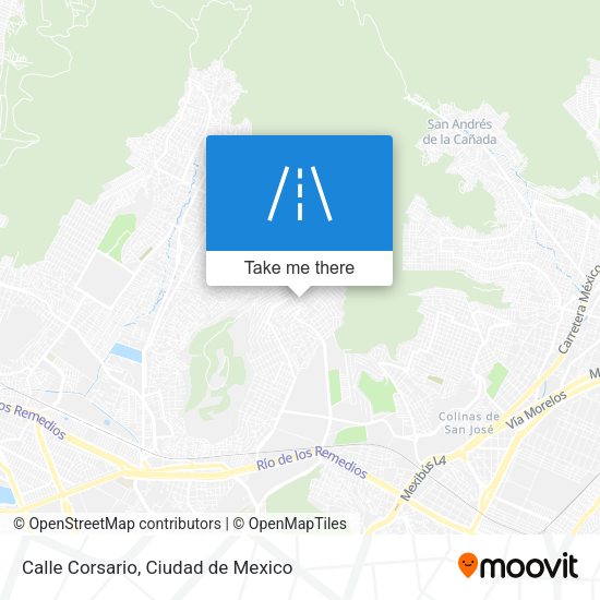 Calle Corsario map