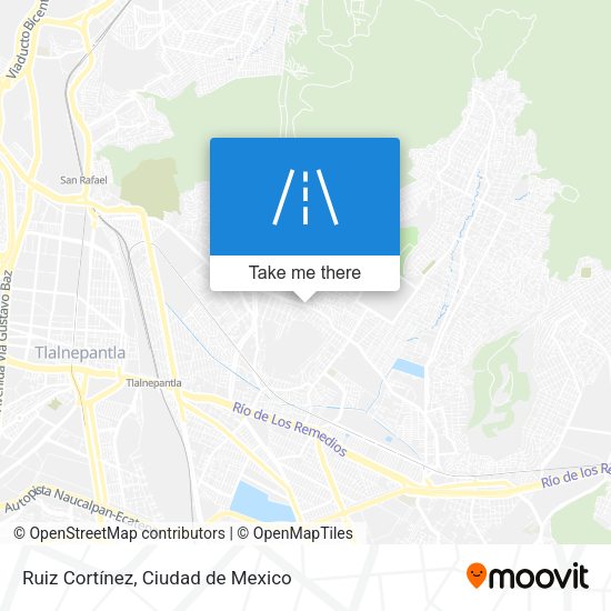 Mapa de Ruiz Cortínez