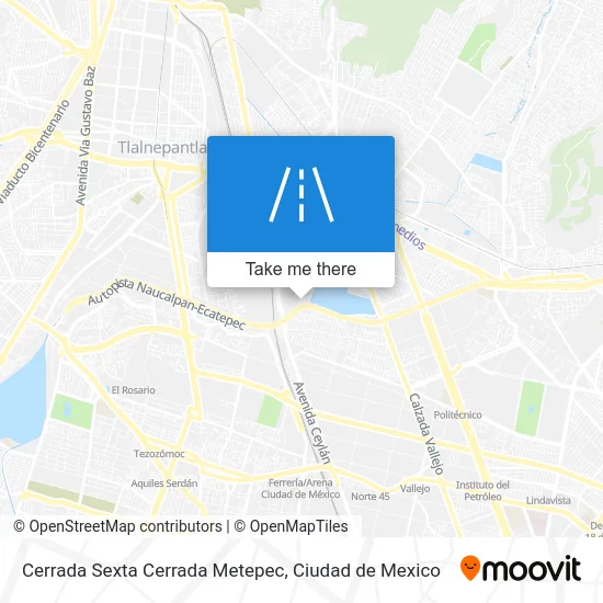 Cerrada Sexta Cerrada Metepec map
