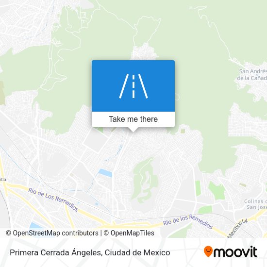 Primera Cerrada Ángeles map
