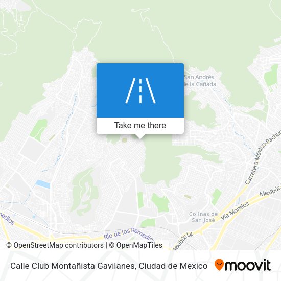 Calle Club Montañista Gavilanes map