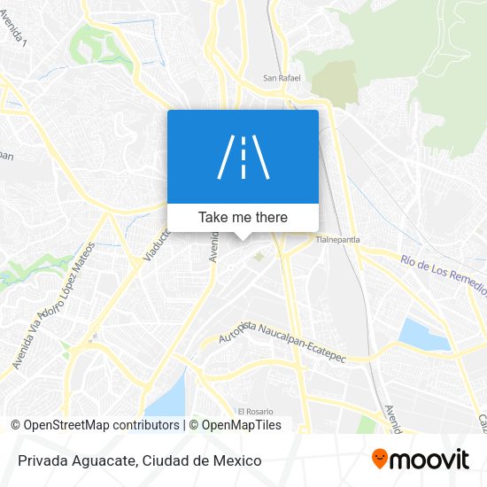 Privada Aguacate map