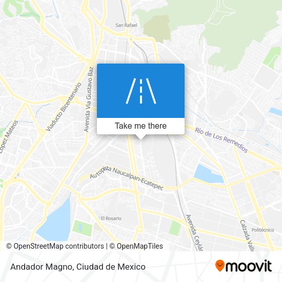 Mapa de Andador Magno