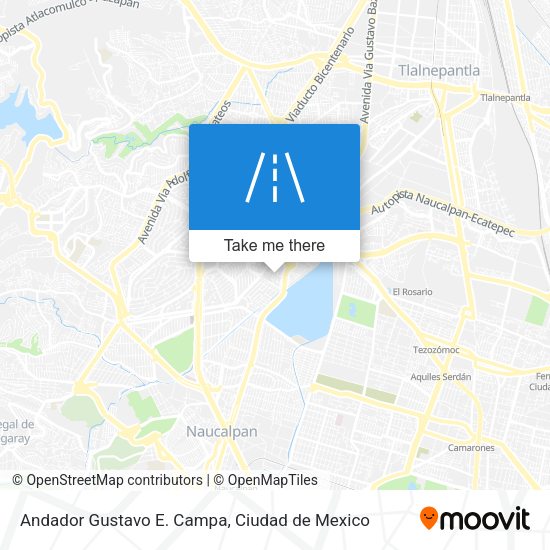 Andador Gustavo E. Campa map