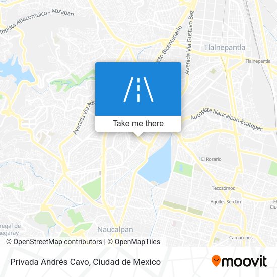Privada Andrés Cavo map