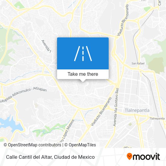Calle Cantil del Altar map