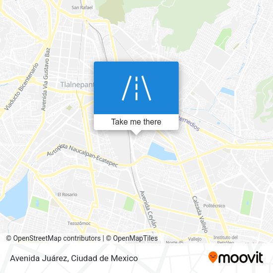 Avenida Juárez map