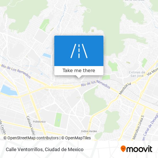 Calle Ventorrillos map