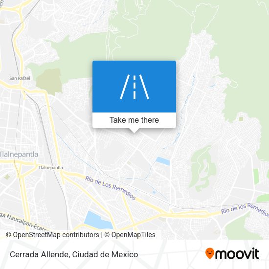 Cerrada Allende map
