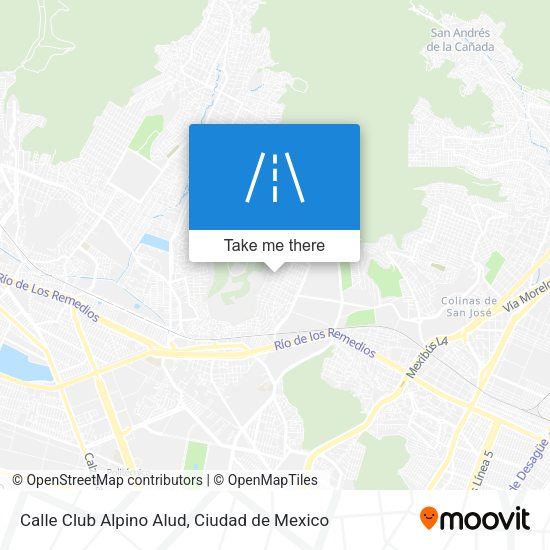 Mapa de Calle Club Alpino Alud