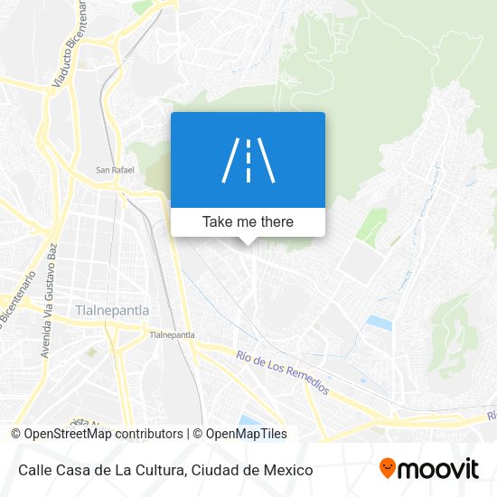 Mapa de Calle Casa de La Cultura